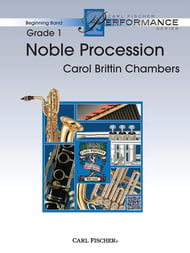 Noble Procession Concert Band sheet music cover Thumbnail